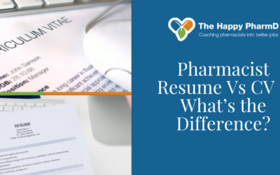 Pharmacist Resume VS CV – What’s the Difference?